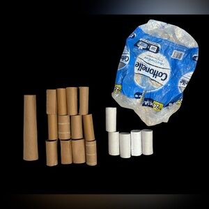 Assorted Cardboard and Paper Tubes